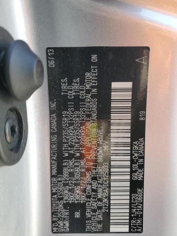 2013 LEXUS RX 350 - 2T2ZK1BA7DC125033