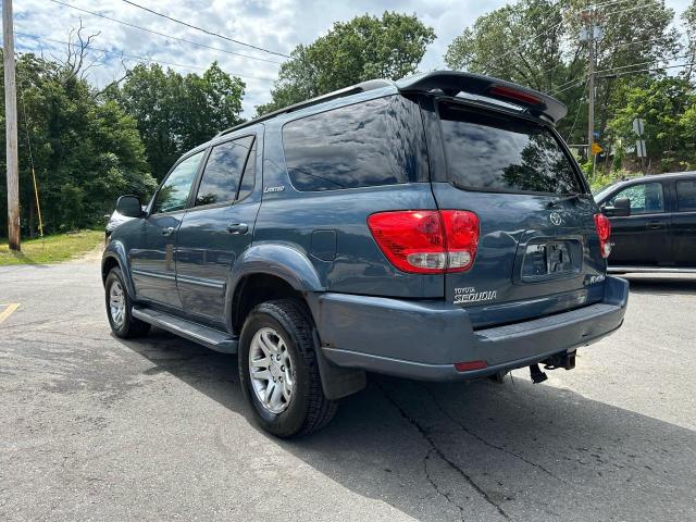 TOYOTA SEQUOIA LI 2006 blue 4dr spor gas 5TDBT48A26S260586 photo #3