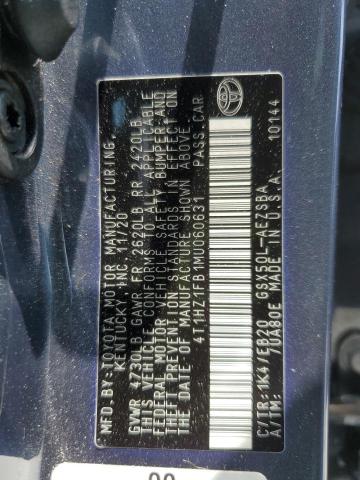 2021 TOYOTA AVALON TOU 4T1HZ1FB1MU060631
