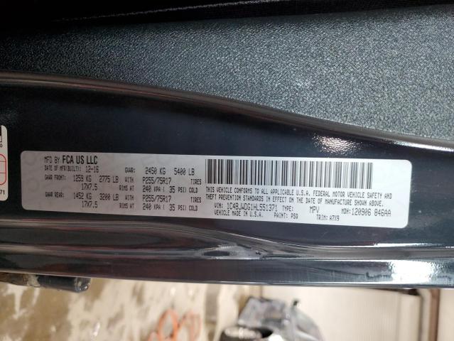2017 JEEP WRANGLER U 1C4BJWDG1HL551371