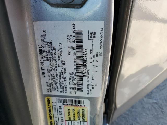 2018 FORD FUSION SE - 3FA6P0HD3JR244777