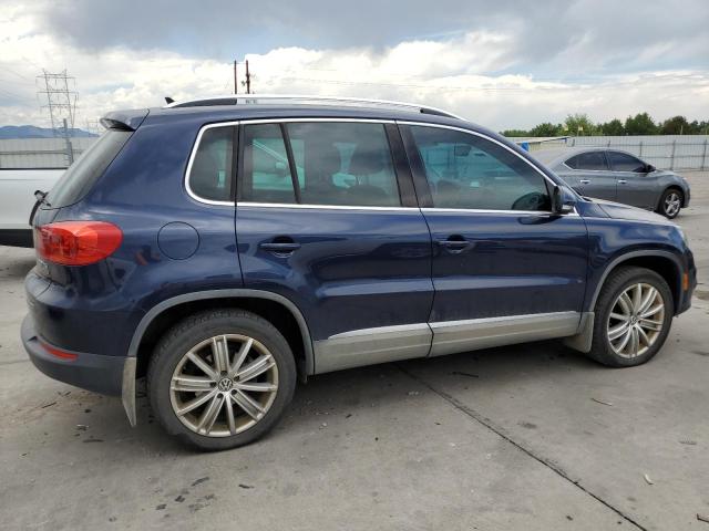 VOLKSWAGEN TIGUAN S 2015 blue  gas WVGBV7AX8FW552118 photo #4