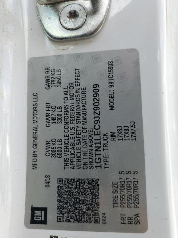 2018 GMC SIERRA C15 1GTN1LEC9JZ902909