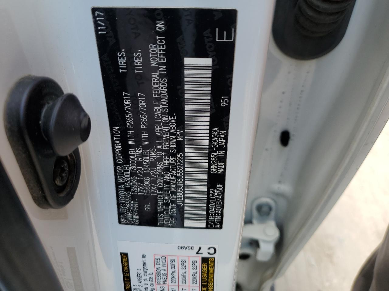 TOYOTA 4RUNNER SR5/SR5 PREMIUM