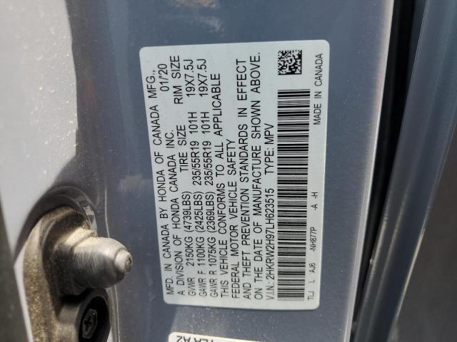 2020 HONDA CR-V TOURI 2HKRW2H97LH623515