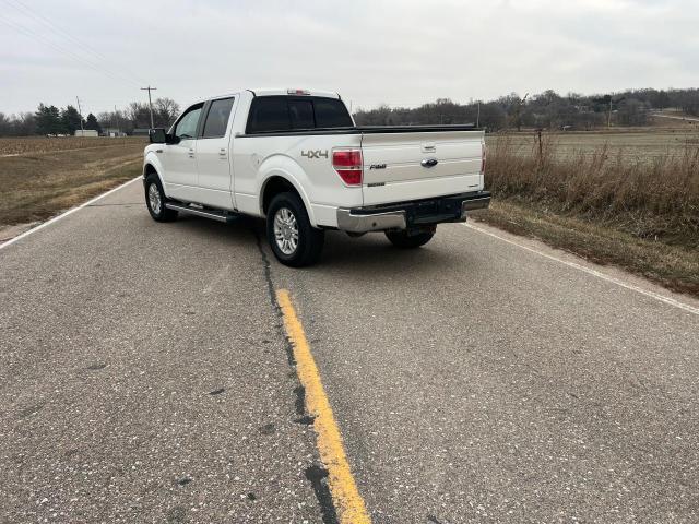 FORD F150 SUPER 2013 white crew pic flexible fuel 1FTFW1EF1DFA91505 photo #4