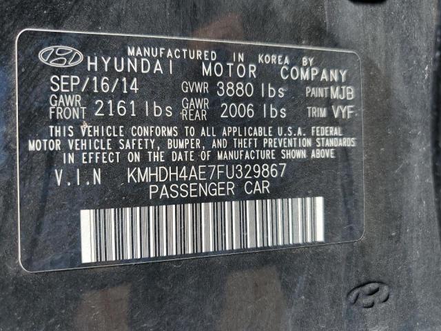 2015 HYUNDAI ELANTRA SE KMHDH4AE7FU329867