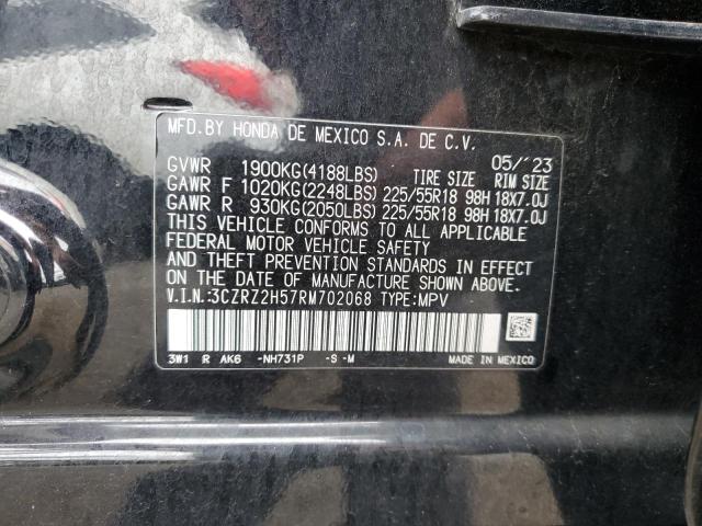 2024 HONDA HR-V SPORT 3CZRZ2H57RM702068