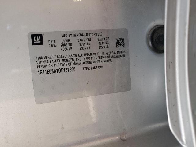 2016 CHEVROLET MALIBU LIM - 1G11E5SA7GF137896