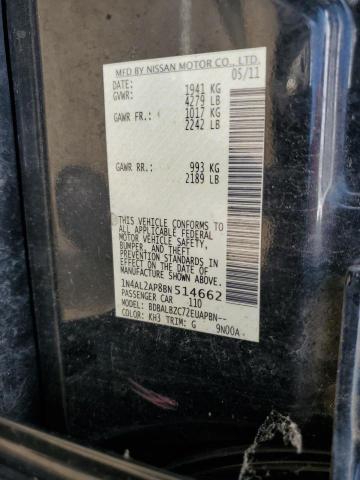 2011 NISSAN ALTIMA BAS - 1N4AL2AP8BN514662