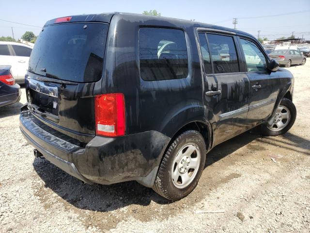 HONDA PILOT LX 2011 black  gas 5FNYF3H22BB021381 photo #4