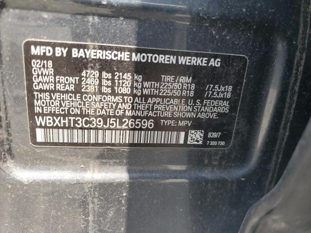 2018 BMW X1 XDRIVE2 - WBXHT3C39J5L26596