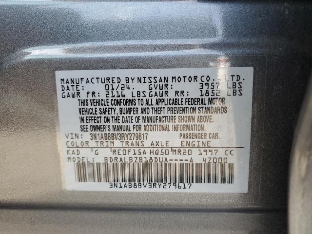 2024 NISSAN SENTRA S 3N1AB8BV3RY279617