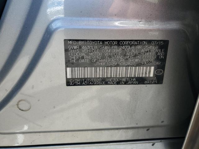 2015 LEXUS IS 250 JTHBF1D25F5082827