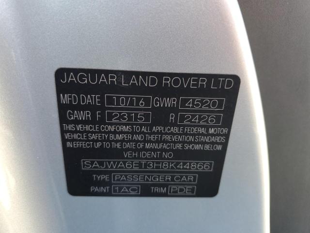 2017 JAGUAR F-TYPE SAJWA6ET3H8K44866