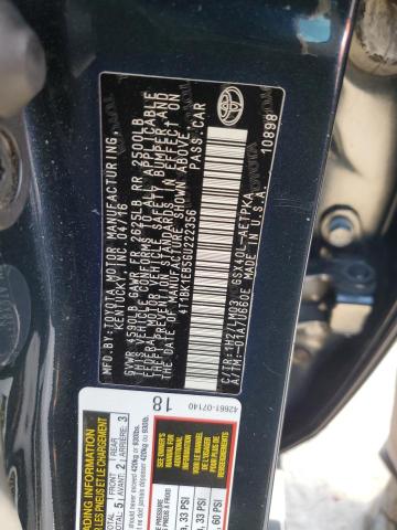 4T1BK1EB5GU222356 2016 TOYOTA AVALON