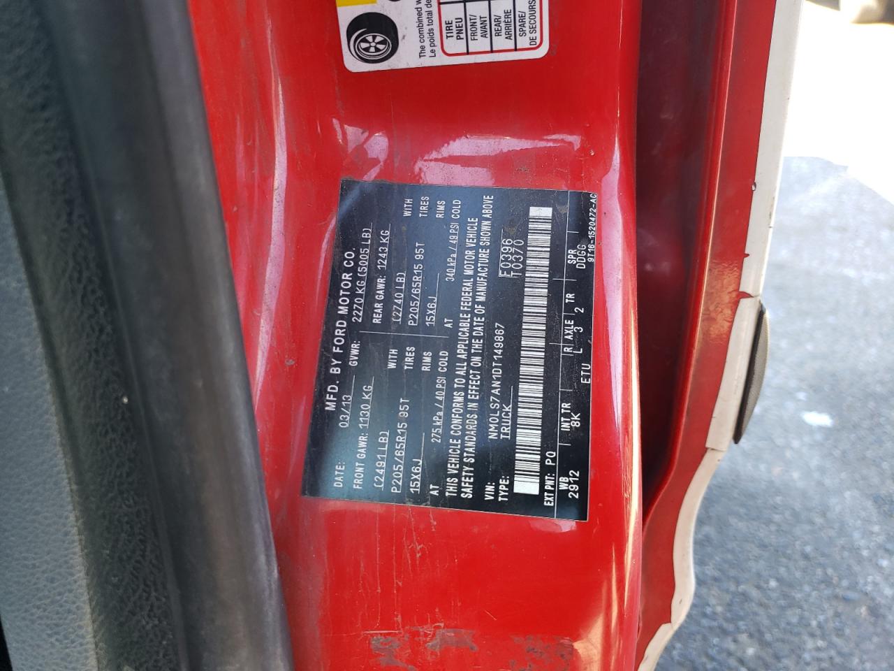 FORD TRANSIT CONNECT XL