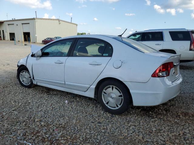 HONDA CIVIC HYBR 2010 white  hybrid JHMFA3F20AS006225 photo #3