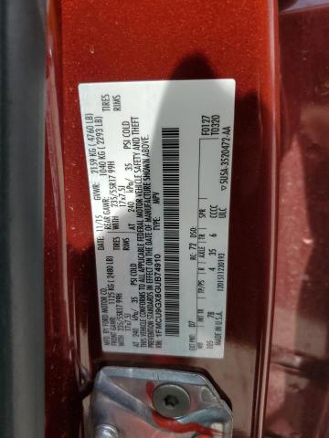 2016 FORD ESCAPE SE 1FMCU9GX8GUB74910