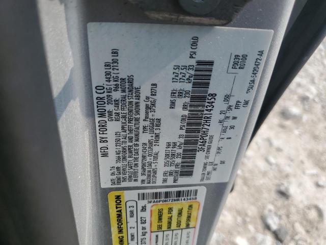 2017 FORD FUSION SE - 3FA6P0H72HR143458
