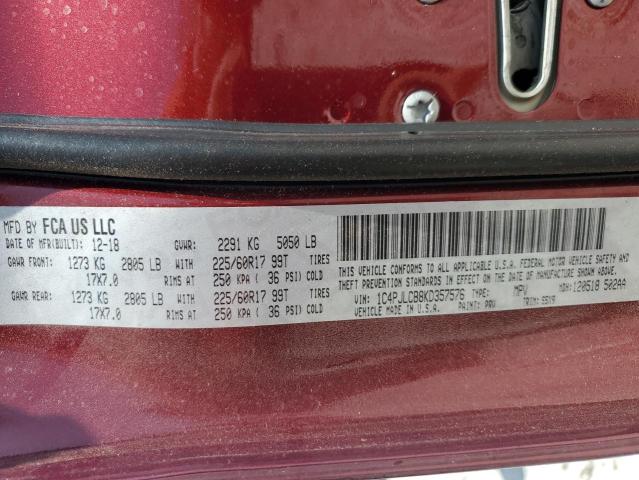 2019 JEEP CHEROKEE L 1C4PJLCB8KD357576