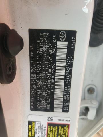 2019 TOYOTA CAMRY L - 4T1B11HK5KU722752