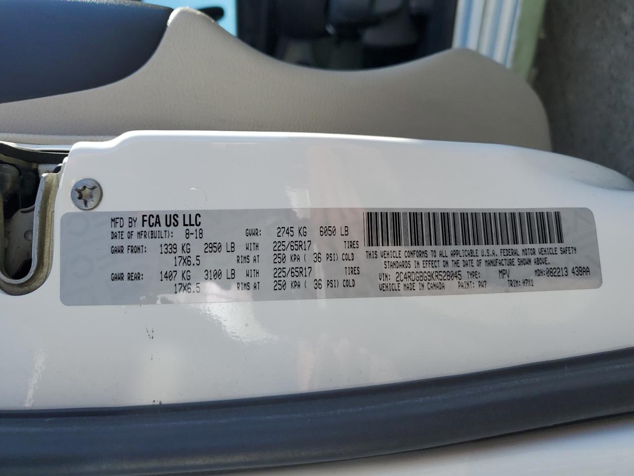 DODGE GRAND CARAVAN SE