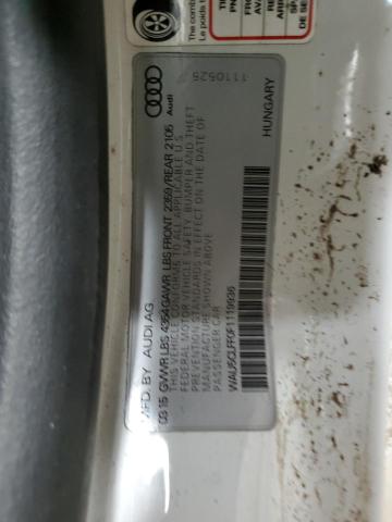 2015 AUDI A3 PREMIUM WAU5CLFF0F1119936