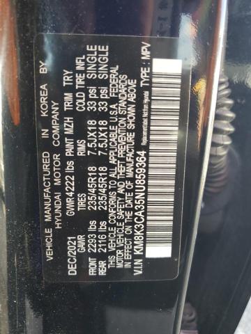 2022 HYUNDAI KONA N LIN KM8K3CA35NU859364