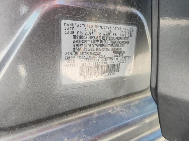 2019 NISSAN SENTRA S 3N1AB7AP7KL612630