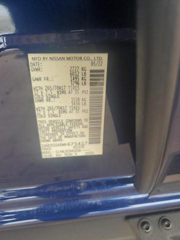 2022 NISSAN FRONTIER S - 1N6ED1EK6NN675417