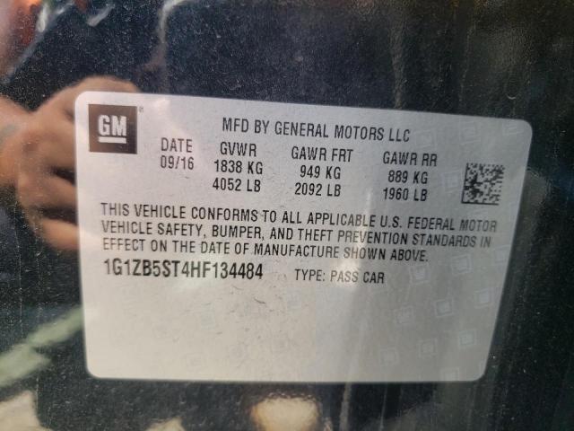 2017 CHEVROLET MALIBU LS 1G1ZB5ST4HF134484