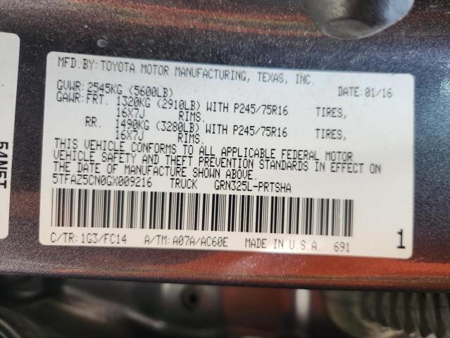 2016 TOYOTA TACOMA DOU - 5TFAZ5CN0GX009216