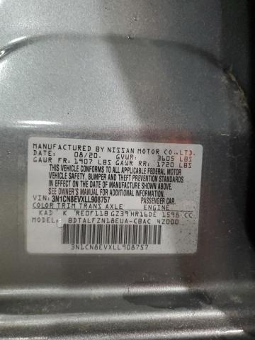 2020 NISSAN VERSA SV 3N1CN8EVXLL908757