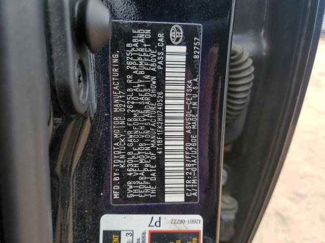 2017 TOYOTA CAMRY LE - 4T1BF1FK2HU740526