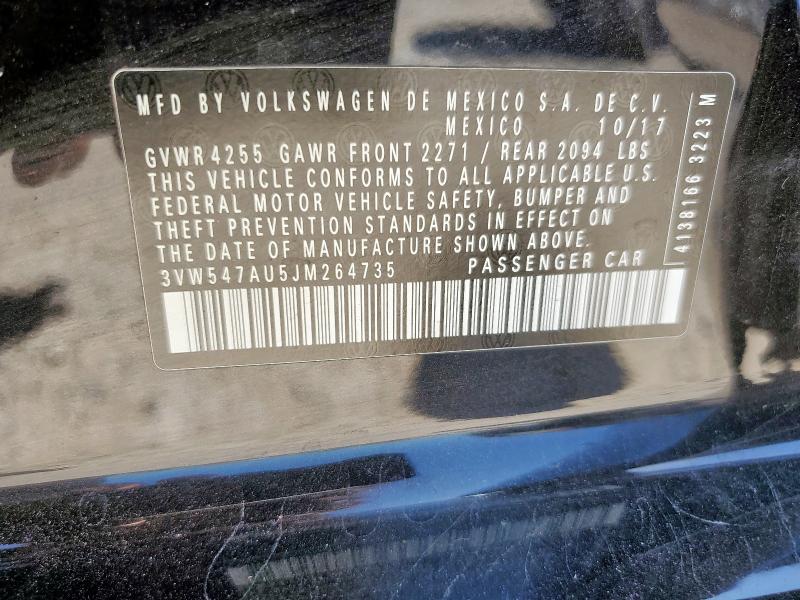 2018 VOLKSWAGEN GTI S 3VW547AU5JM264735