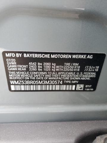 2021 MINI COOPER S C WMZ53BR05M3M30574