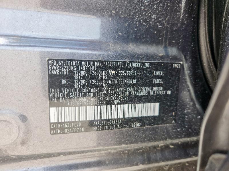 2024 TOYOTA RAV4 SE 4T3T6RFV3RU143858