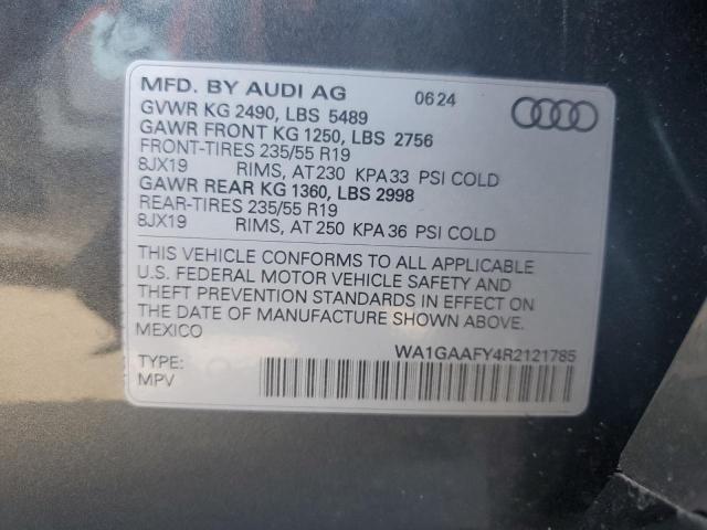 2024 AUDI Q5 PREMIUM WA1GAAFY4R2121785