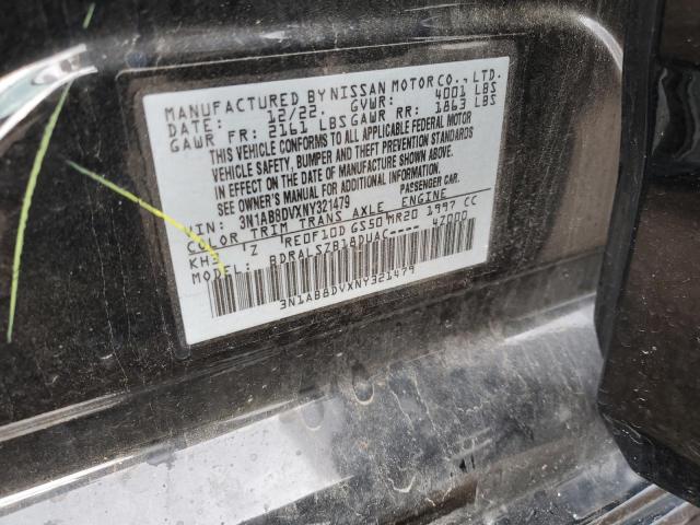2022 NISSAN SENTRA SR 3N1AB8DVXNY321479