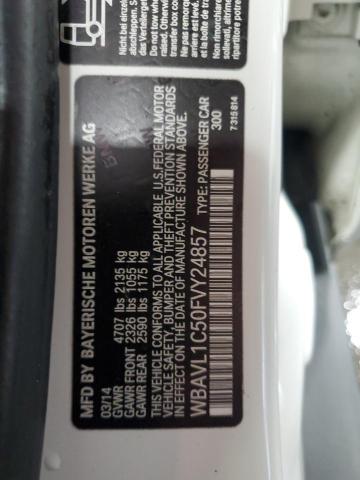 2015 BMW X1 XDRIVE2 WBAVL1C50FVY24857