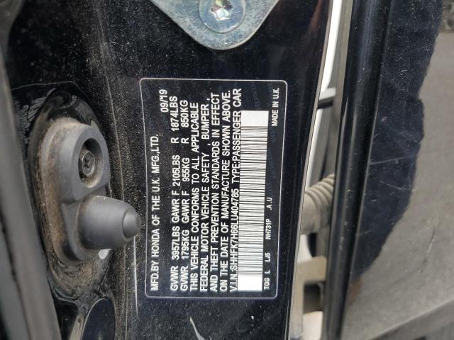 2020 HONDA CIVIC EX SHHFK7H66LU404785