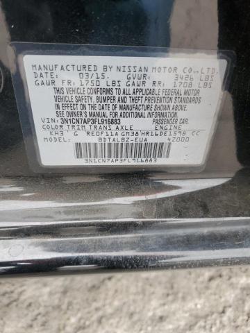 2015 NISSAN VERSA S 3N1CN7AP3FL916883