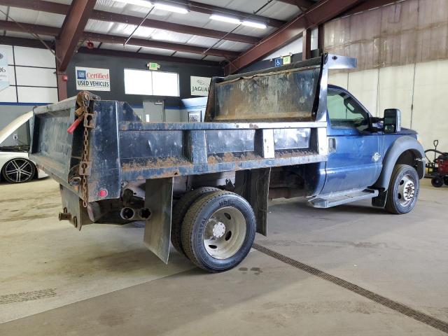 FORD F550 SUPER 2011 blue chassis diesel 1FDUF5HT4BEC32744 photo #4