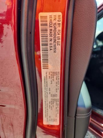 2022 DODGE DURANGO GT 1C4RDHDG3NC187614