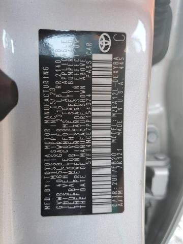 2023 TOYOTA COROLLA XS 5YFT4MCE7PP154074