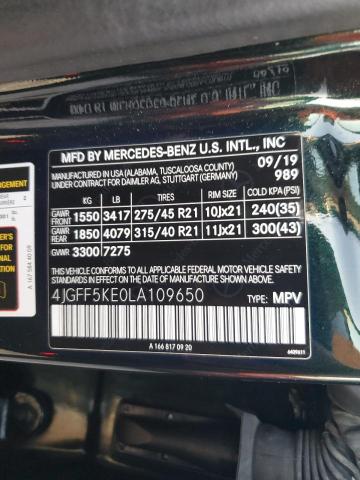 2020 MERCEDES-BENZ GLS 450 4M - 4JGFF5KE0LA109650