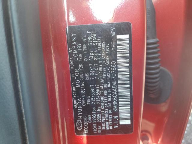 2021 HYUNDAI KONA SEL P KM8K6CAA8MU707860