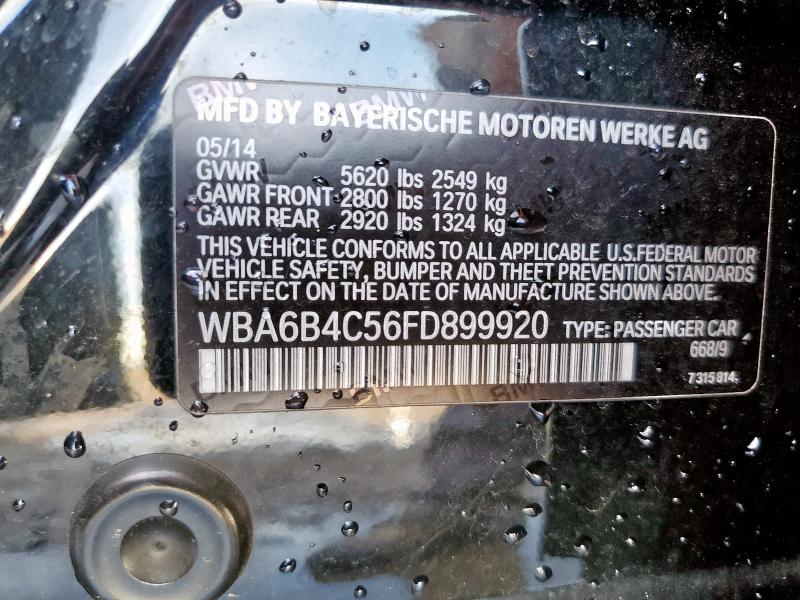 2015 BMW ALPINA B6 WBA6B4C56FD899920