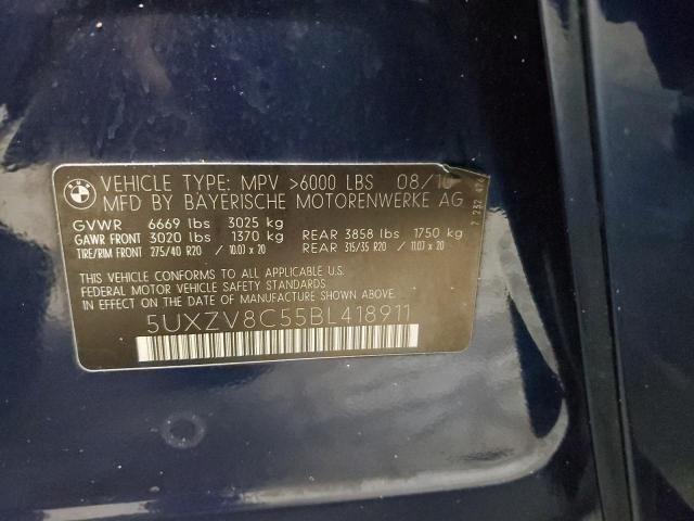 2011 BMW X5 XDRIVE5 - 5UXZV8C55BL418911